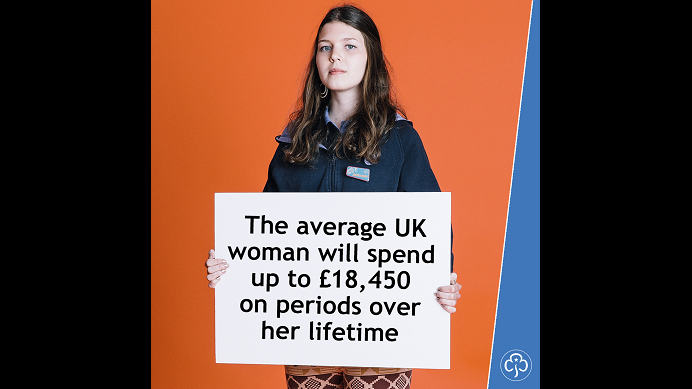 The average UK woman will spend up to £18,450 on periods over her lifetime
